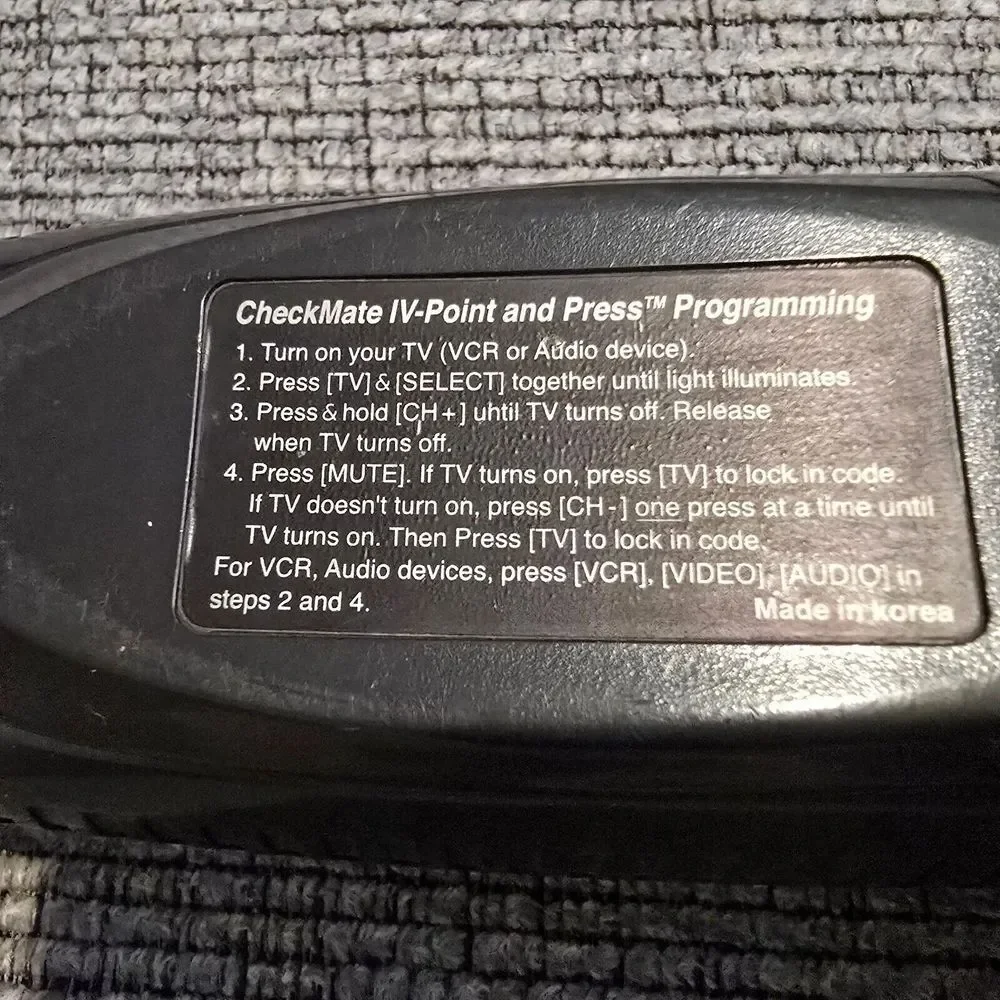 Time Warner Cable‎ Remote Model RT-U49C-H RT-U49C-1M